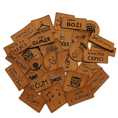Koženkový štítek Od babi (PL11)
