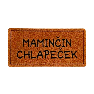 Koženkový štítek Maminčin chlapeček (PL11)