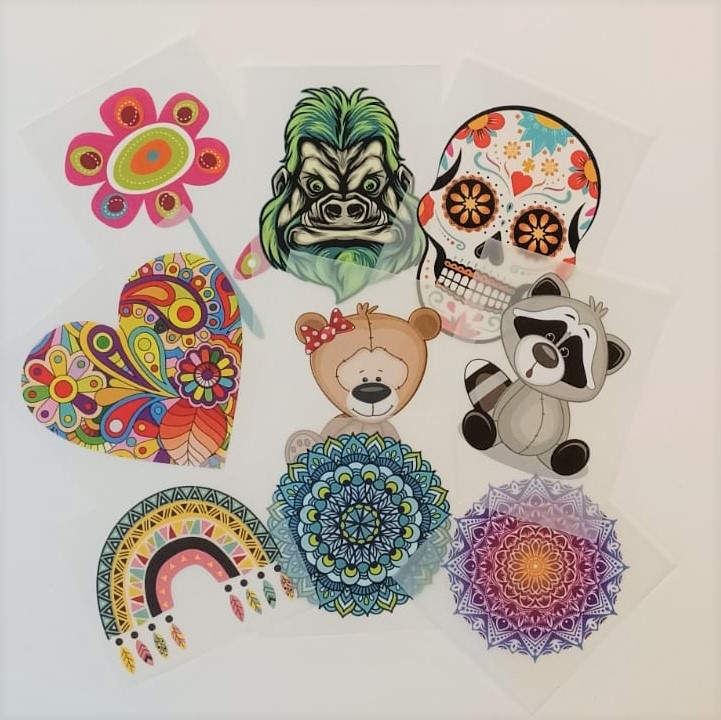 Nažehlovací obrázek Óm černý