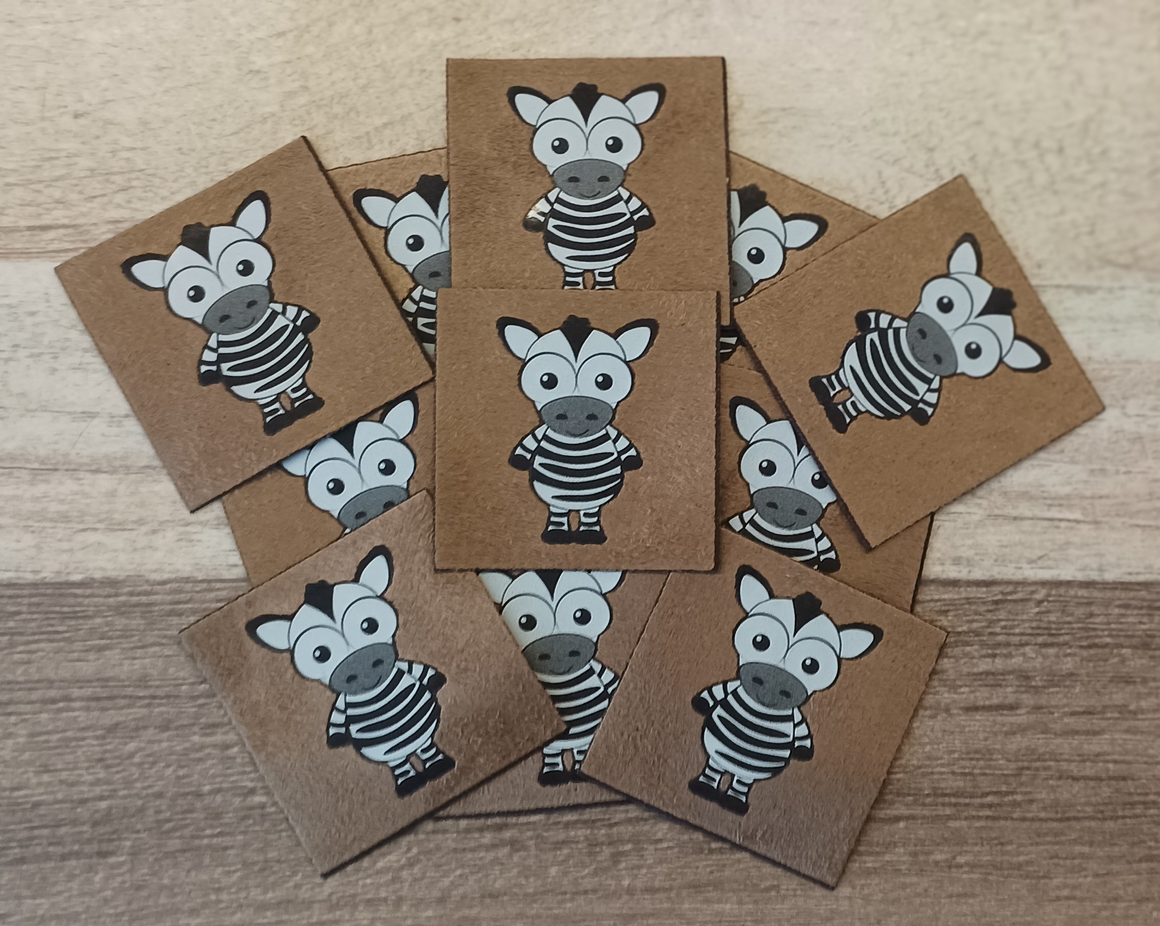 Semišová aplikace Zebra