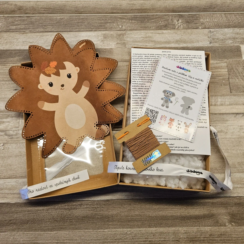 Kreativní sada s příběhem – Ježek Jirka