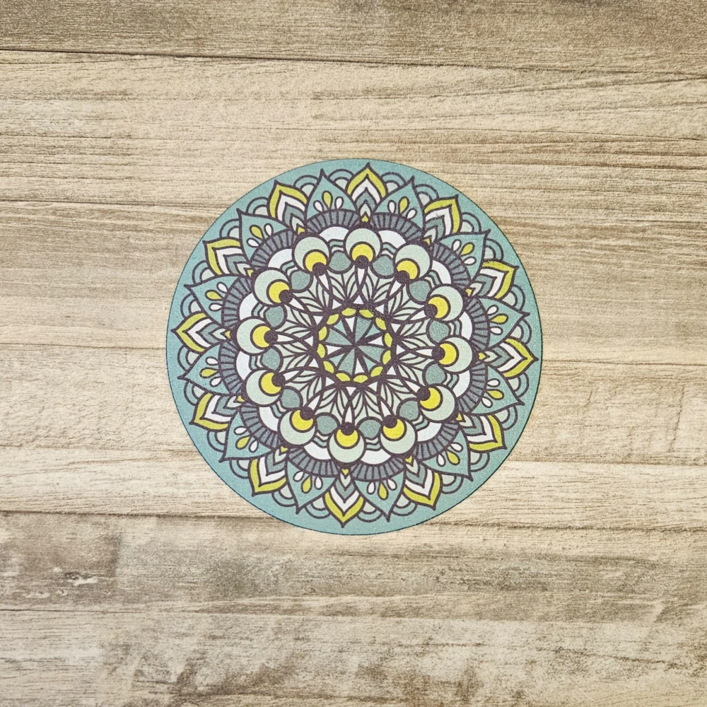 Semišová aplikace velká Mandala