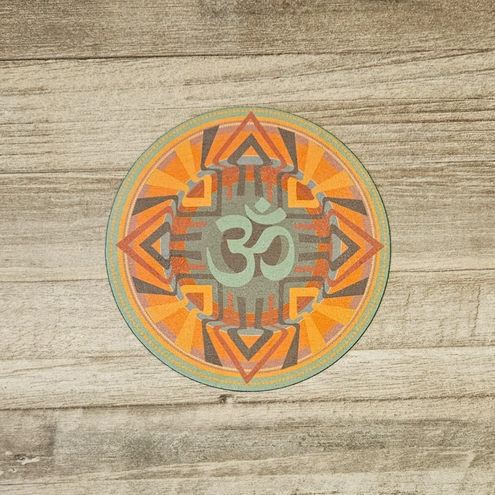 Semišová aplikace velká Óm