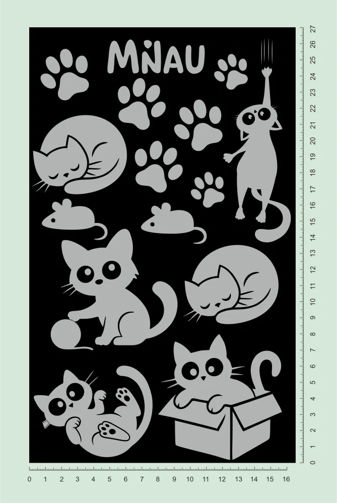 Reflexní arch L - Kočky