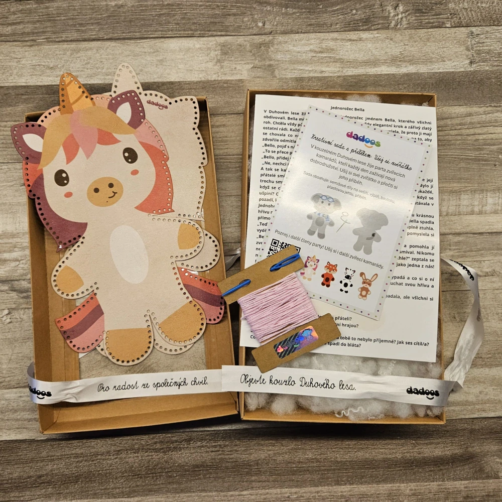 Kreativní sada s příběhem – Jednorožec Bella