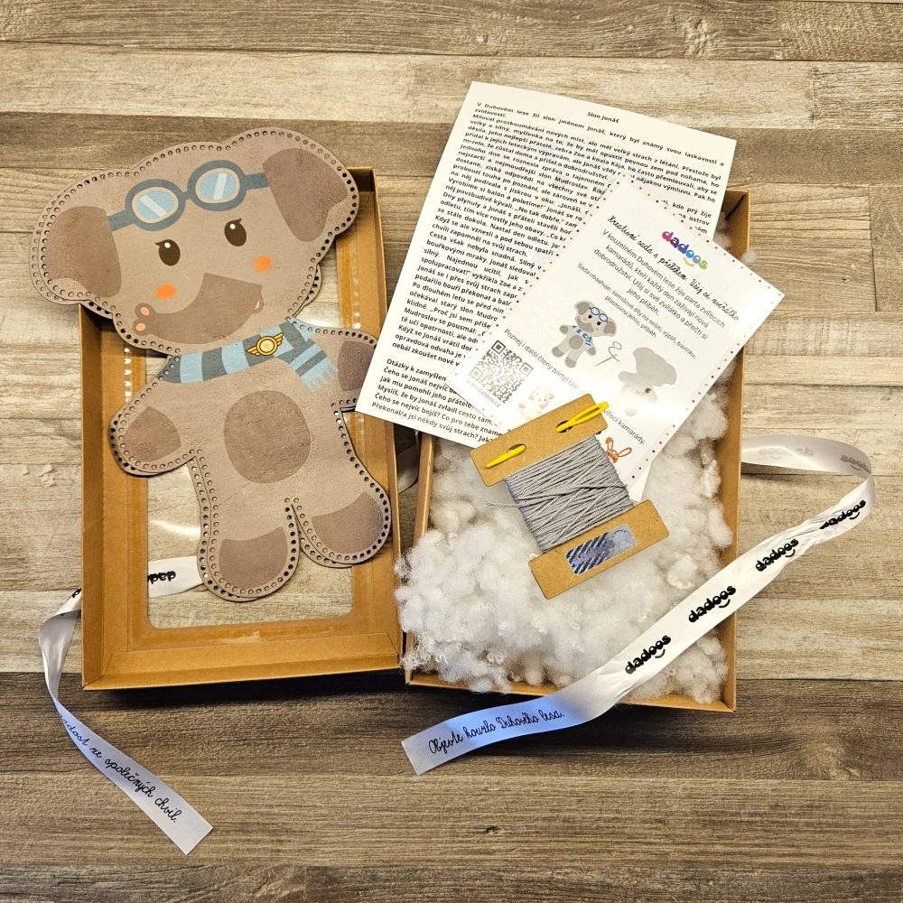 Kreativní sada s příběhem – Slon Jonáš