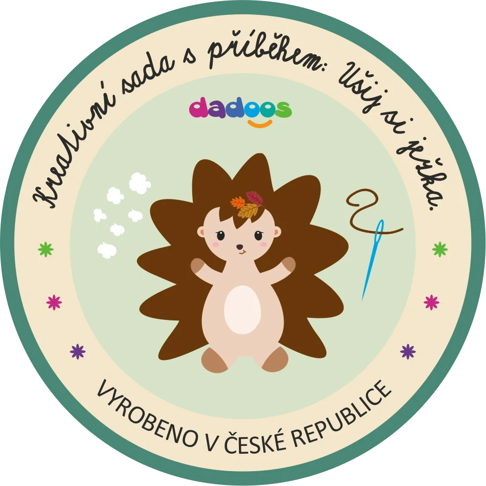 Kreativní sada s příběhem – Ježek Jirka