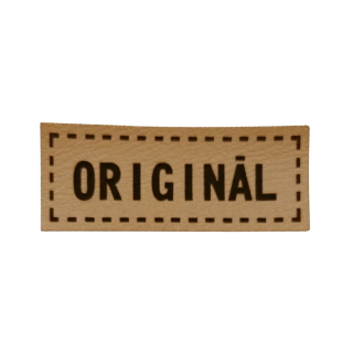 Koženkový štítek Originál