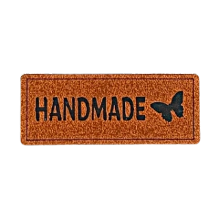 Koženkový štítek Handmade (PL11)