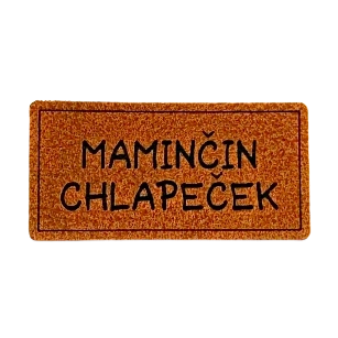 Koženkový štítek Maminčin chlapeček (PL11)