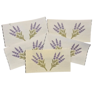 Bavlněný štítek Levandule