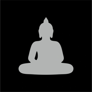 Reflexní obrázek Budha